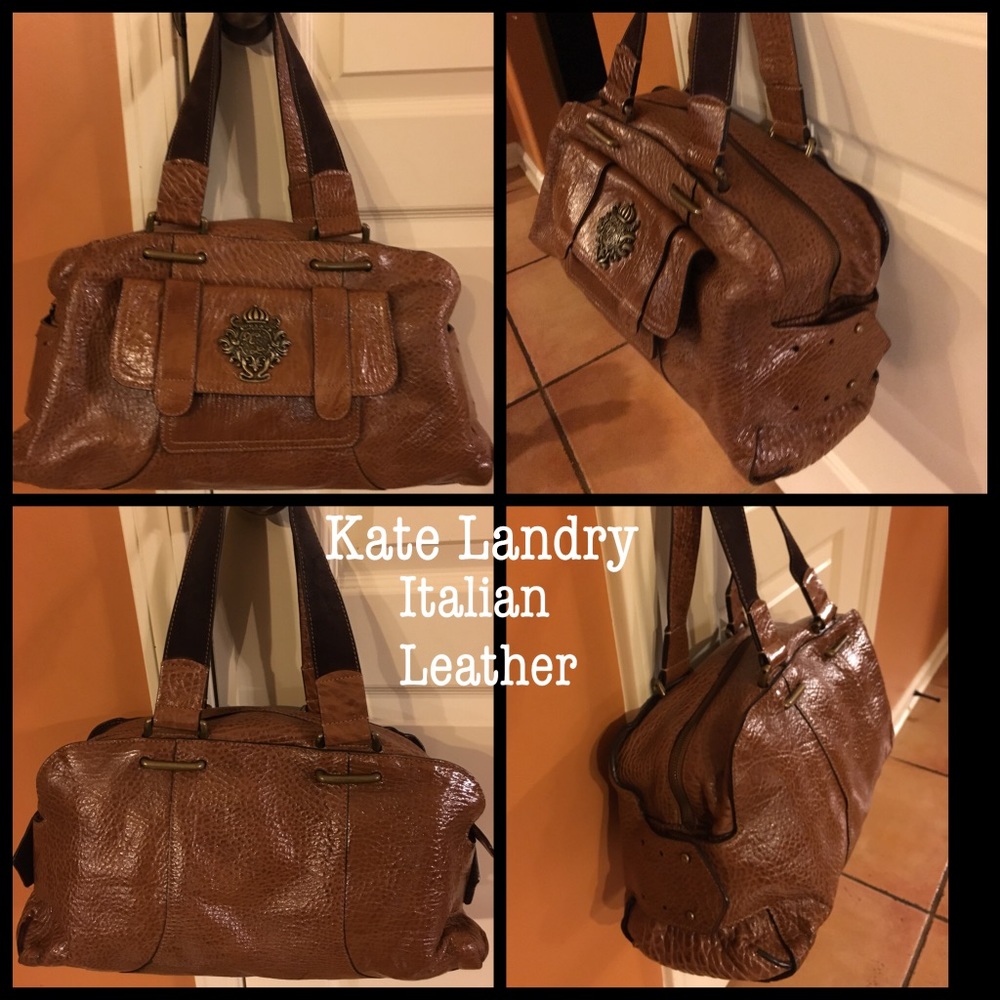 Kate Landry Italian Leather Handbag